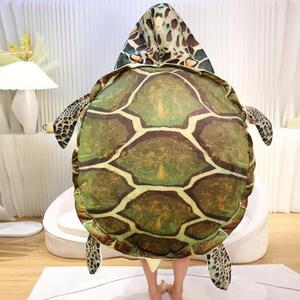 Wearable Turtle Shell Pillows Tortoise Plush Pillow Creative Turtle Shell Stuffed Animal Costume Plush Toy Funny Dress Up Creative Gifts for Boys and Girls (40IN)