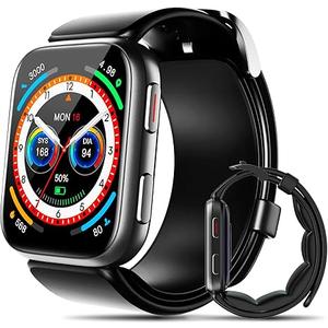 BP Doctor Smart Watch Blood Pressure, 1.95" Smart Watch Monitor with Air Pump Cuff, Blood Pressure Watch with Sleep Heart Rate Monitor, Pedometer, BP Watch Supports Data Sharing, Reminder Monitoring