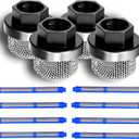 Airless Paint Sprayer Filter Kit, Suction Tube & Spray Gun Filters, Replacement 246385 287032, 60 Mesh, 12 Pcs Compatible with Most Airless Paint Sprayers Ultra Max II LineLazer Series