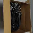 21" Heavy Duty Bungee Cords with Hooks, 100% EPDM Rubber Tarp Straps for Tarps, Cargo, Motorcycle, Securing Truck Tarps, Canopy, Camping Gear- 30PCS