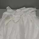 Mokpi Flower Girls Wedding Dress Princess Birthday Party Satin V-Back Ball Gown Prom (130, White)