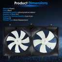 620-545 Cooling Radiator Fan Assembly