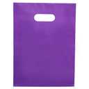100 Purple Bags 1.5Mil Purple Goodie Bags 9"x12" Great For Merchandise Retail And Small Business Thick Glossy With Handles (Purple)