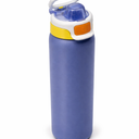 Ello Pop & Fill Stainless Steel Water Bottle with Quick Fill Technology, Double Walled Vacuum Insulated Metal, Leak Proof Locking Lid, Sip & Chug, BPA Free, Holiday Gift for Him Her, 22oz