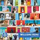 Re-marks Welcome Home Dog-Themed 500-Piece Jigsaw Puzzle for All Ages