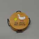 Friends TV Show Merchandise,Friends Drinks Coasters Set of 6,Bamboo Coasters with Holder,Friendsgiving Gift Ideas, for Friend