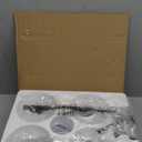 4-Light Bathroom Light Fixtures, Black Bathroom Lights Over Mirror with Clear Glass Globe Shade, Vanity Lights for Bathroom Kitchen Living Room Hallway Cabinet Bedroom Porch