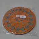 32 Pieces Fiesta Paper Place Mats 14" Mexican Papel Picado Cinco De Mayo Disposable Placemat Round Paper Doilies Cutouts for Mexican Party Supplies Tableware Decoration