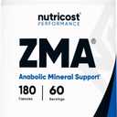 Nutricost ZMA 180 Capsules - Non-GMO and Gluten Free ZMA Supplement (180 Count (Pack of 1))