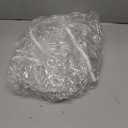 LIBERECOO Oval Clear Fitted Vinyl Tablecloth - Fits 48 x 72 Inch Oval Tables Only - Heavy Duty Elasticized Table Cover Elastic Edged Plastic Tablecloths Protector