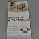 24 Pcs Chair Leg Floor Protectors for Hardwood Floors Silicone Covers Felt Pads Furniture Leg Caps Anti-Scratch Reduce Noise Fit (1-5/16" to 2")