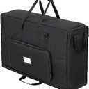 Foldable Padded Nylon Tote Carrying Case -Transport LCD Screens, Computers, Monitors & TVs Between 27" - 32" - Water Resistant - Shoulder Strap & Handle Options - Premium Quality