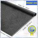 Tudomro 2 Roll 50ft x 39.4''Carbon Fiber Fabric, 2x2 Twill 3k/220g Black
