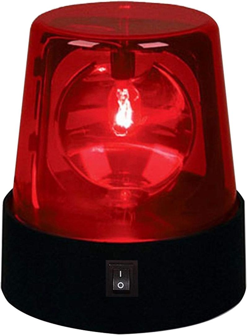 3inch Rotating Red Flashing Beacon Party Lamp DJ Strobe Light Disco Ball Light, 360 Degree Flashing Flare Safety Warning Lights Emergency LED Police Car Siren Strobe Lights 