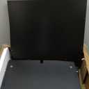 SICOTAS White Night Stand Set 2, Fluted Glossy Nightstand with 2 Drawers, Wide Modern Storage Bedside Table for Bedroom, End Side Table with Golden Metal Legs and Handles (Black, 2 Pieces) only one nightstand set