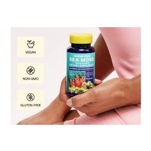 Wonder Family Sea Moss Dietary Supplement Capsules, 500mg per capsule, 60 capsules, Pack Of 4 exp 08/2026