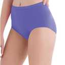 Hanes Women's Cotton Brief Value Pack, 10-Pack, Assorted Brief Underwear (9, Solid/Print Mix)