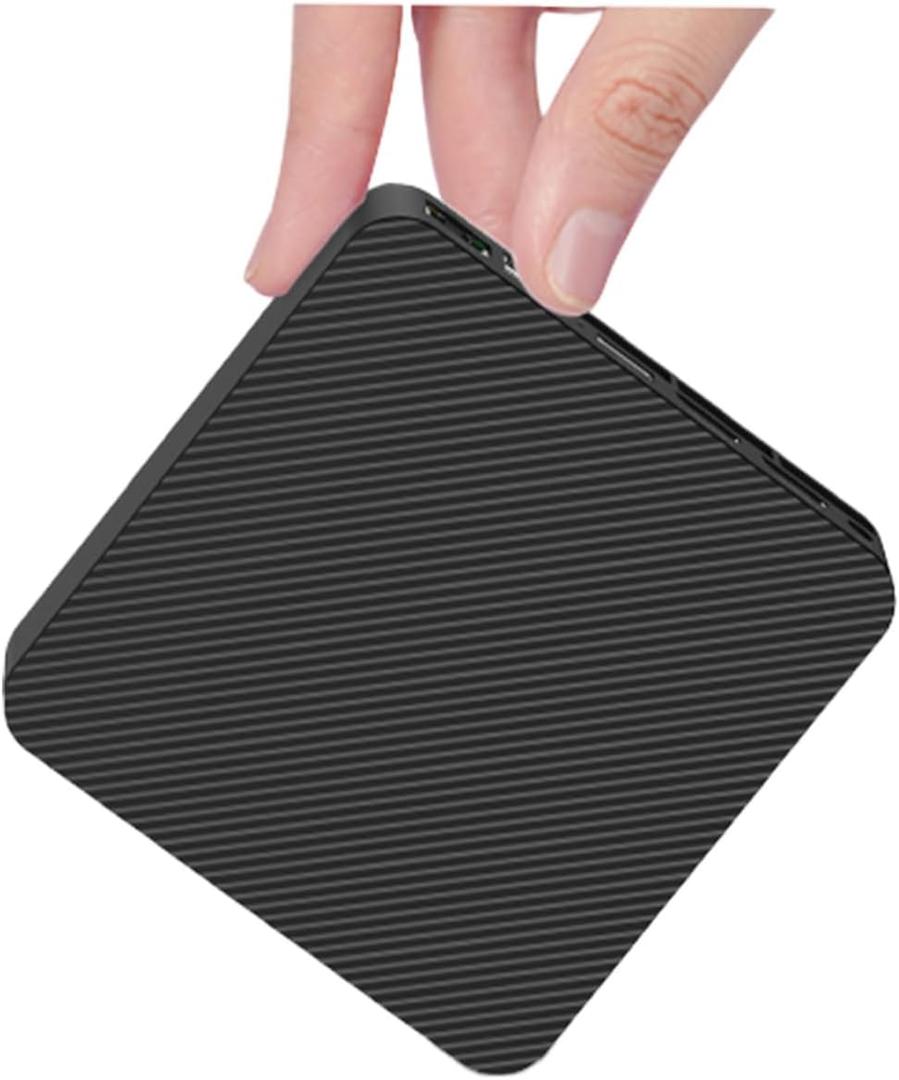 TRIGKEY Key Mini N150, Intel Alder Lake N150 (4C/4T, Up to 3.4Hz) 16G DDR5 500G SSD Mini Computer, Intel N150 Mini PC Support Dual Display 2*HDMI/Dual 1000MB/S Ethernet/WiFi-5/BT5.0