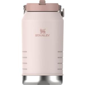 Stanley IceFlow 2.0 Flip Straw Jug with Handle 96 oz | Twist On Lid and Flip Up Straw | Leakproof for Travel and Sports | Insulated Stainless Steel |BPA-Free | Rose Quartz