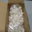 Geosar 36 Pcs Christmas Glittered Berries Stems 7.9 Inch Artificial Berries Sprays Branches Floral Pick for Christmas Tree Ornament, DIY Xmas Wreath, Crafts, Home Decor(White)