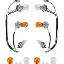 2 Pcs Tail Light Lamp Wiring Harness Socket Holde with 16 Bulbs Fit for Sonata 2011 2012 2013 2014 Replece 92450-3Q000