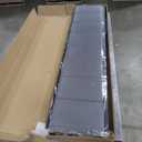 Queen Size Bed Frame with Wood Headboard, Metal Platform Bed with USB Charging Station and Smart LED Lights, No Box Spring Needed, Easy Assembly