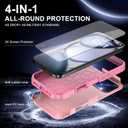 for iPhone 17 Pro Max Case [Shockproof] [Dropproof] [Heavy Duty Protection] [Pocket-Friendly] Slim & Tough Non-Slip Protective Phone Cover for iPhone 17 promax 6.9inch, Pink