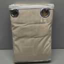 MIULEE 2 Panels Blackout Velvet Curtains Solid Soft Grommet Camel Beige Curtains Thermal Insulated Soundproof Room Darkening Drapes/Panels for Living Room Bedroom 52 x 90 Inch