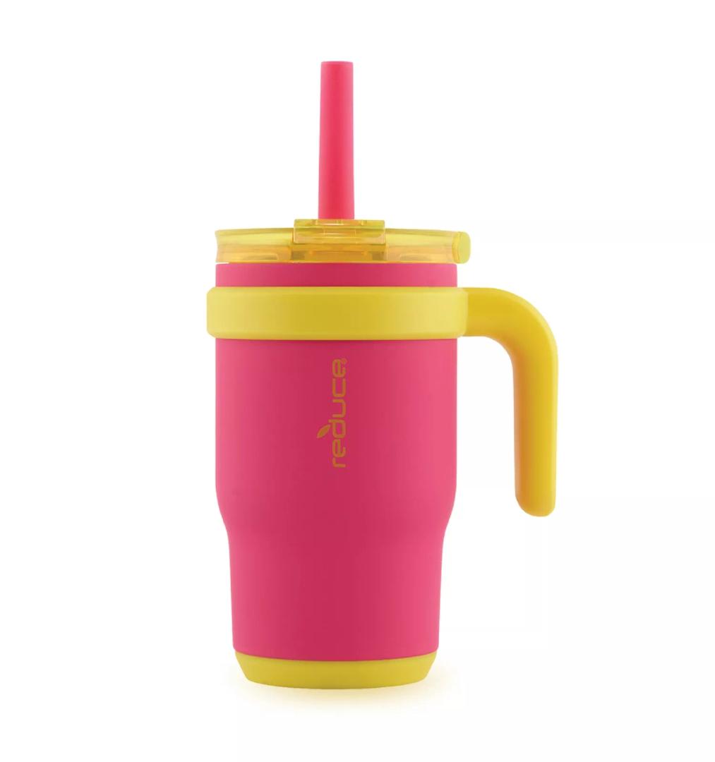 Reduce Stainless Steel Vacuum Insulated 14oz Coldee Tumbler Pink Lemonade