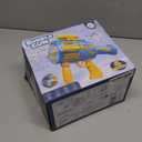 Bubble Gun with Upgraded 4 Fan Drives (Bulit-in 3 oz Bubble Solution), Bubble Machine Gun for Kids Toddlers Adults, Automatic Bubble Blower for Summer Outdoor Party Birthday Wedding Toys (Blue)