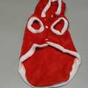Dog Christmas Costumes, Pet Cold Weather Sweater Coat, Puppy Santa Claus Reindeer Outfit Winter Hoodie Warm Vest Clothes, Jumpsuit Apparel for Small Medium Dogs Cats Party Cosplay (X-Large, Red)