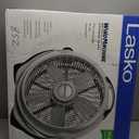 Lasko Wind Machine Fan, Air Circulator Fan with 3 Speeds, 20" Model 3300, Gray