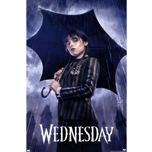 Wednesday - One Sheet Wall Poster, 34L" x 22.4W", Unframed Version