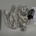 kemooie Outdoor Christmas Net Lights, 198 LEDs 9.8FT x 6.6FT Net Light, Connectable 8 Twinkle Modes Hanging Mesh Lights for Garden Bush Window Christmas Decorations (Blue&White)