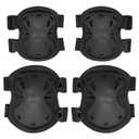 Qavctw Tactical Knee and Elbow Pads Set Protective Gear Knee Pads for Outdoor Sports Combat Paintball CS Cycling Skateboarding Skate Safety Guards Pads