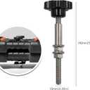 Traction Board Mounting Kit, Easy-to-Install Recovery Board Mount, Universal Fit 4.72"–6.69" Hole Spacing, Mount Pins for Roof Rack, Truck Bed, X-Bull & More