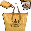 BBQ Blanket for Resting Meat, Reusable BBQ Resting Blanket, Grilling Accessories for Storing Meat, Large Capacity, Foldable Design, Zipper Closure, Heat Preservation(21in Oil Proof Version)