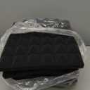 24 Pack-12 x 12 x 2 Inches Pyramid Designed Acoustic Foam Panels, Sound Proof Foam Panels Black, High Density and Fire Resistant Acoustic Panels, Sound Panels, Studio Foam for Wall and Ceiling