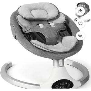 Baby Swing For Infants , Baby Auto Swing, Gray
