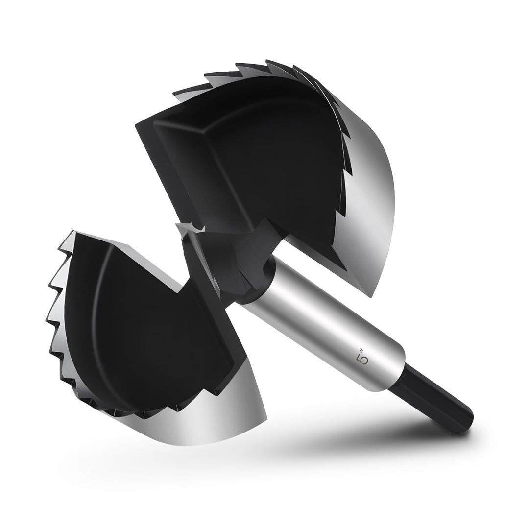 5" Forstner Bit for Wood, 5 Inch (Dia.) Wood Drill Bit Forstner Bits for Woodworking, Hex Shank