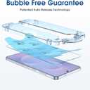 2 x amFilm Auto-Alignment OneTouch for Samsung Galaxy S25 Edge 6.7" Screen Protector + Camera Lens Protector, Tempered Glass, 30 Seconds Installation, Bubble Free, Case Friendly, Anti-Scratch [2+2 Pack]