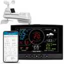 AcuRite Iris (5-in-1) Home Weather Station with Direct-to-Wi-Fi Wireless Display and Alerts for Remote Monitoring Indoor/Outdoor Temperature and Humidity with Wind Speed/Direction (01544M)