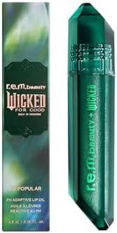 r.e.m. beauty by Ariana Grande Wicked: For Good | So Popular pH Adaptive Lip Oil | Universally Flattering Pink Tone for All Skin Tones | 4.8 ml