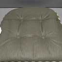 Non-Slip Chair Cushions, Assembled in USA, U-Shaped Skid-Proof Seat Pads for Dining Room, Kitchen, Office, 15"x16", 2 Pack