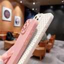 MINSCOSE Compatible with iPhone 14 Pro Max Case,Cute Fashion Polka Dot Design Phone Case for Girls Women, Soft TPU Slim Cover Camera Raised Protection for iPhone 14 Pro Max Case Pink