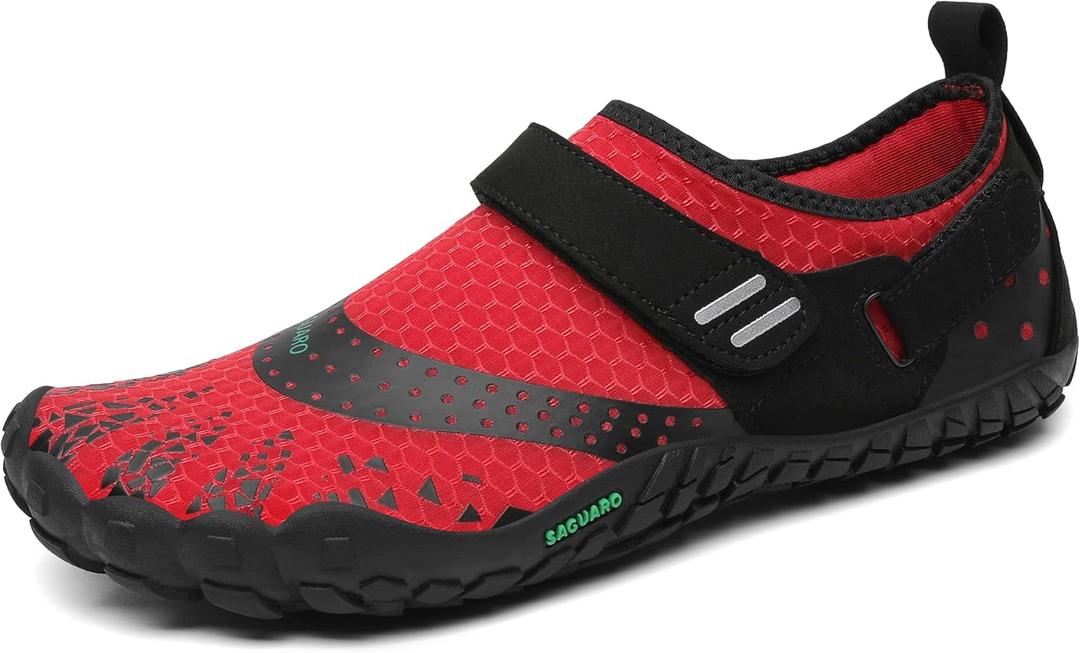 SAGUARO Women's Minimalist Shoes Adjustable Hiking Barefoot Shoe Trail Running Sneakers Nimble