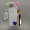 OEM Rear Back Glass Replacement for iPhone 16 Pro 6.3-inches with Reparing Tool Kit and Pre-Installed Adhesive (White Titanium)