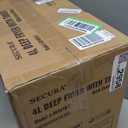 Secura 4 Liters / 17-Cup Stainless-Steel 1700-Watt Electric Deep Fryer with Timer Free Extra Odor Filter, Triple Basket, 4.5 Quarts, Silver