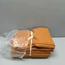 PURE ERA Jersey Knit 4pc Bed Sheet Set 100% T-Shirt Heather Cotton Super Soft Comfy Breathable Fits Mattress Up to 20" Extra Deep Pocket (Solid Burnt Orange, King)