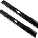 742-05177 Blades 742P05178 High Lift Lawn Mower Blades Compatible with 42" Deck Crafts man, Cub Cad et, M TD XT1-LT42 XT2-LX42 Z5200, Replaces 742P05177, 742-05177-L, 490-110-C191, 742P05528, 2 Pack